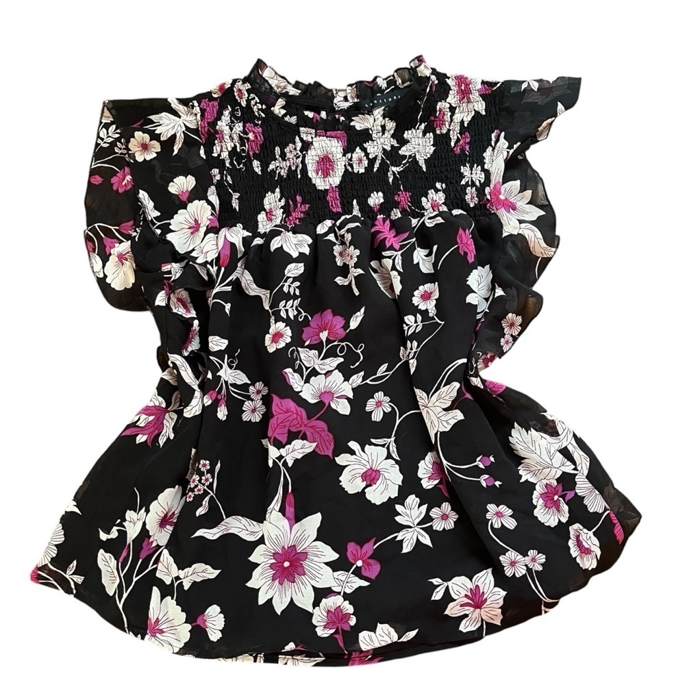 Revolve Sanctuary Airy Shell Top in Deep
Solstice | Floral Shirt | Size XS - Picture 2 of 4